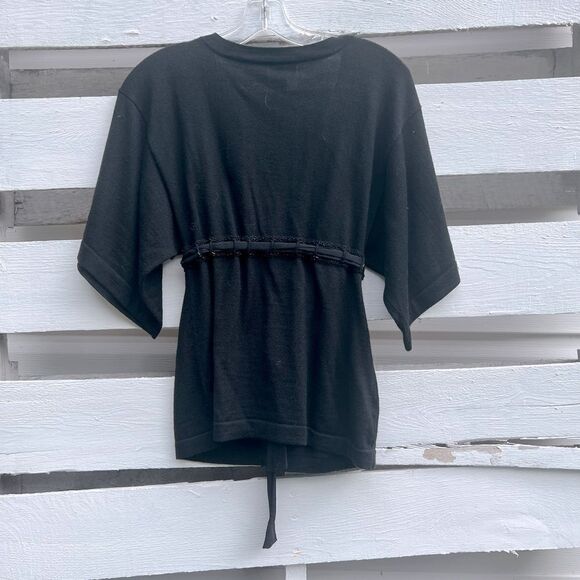 Beautiful Loft Tie Front, Embellished Cardigan - Picture 4 of 9